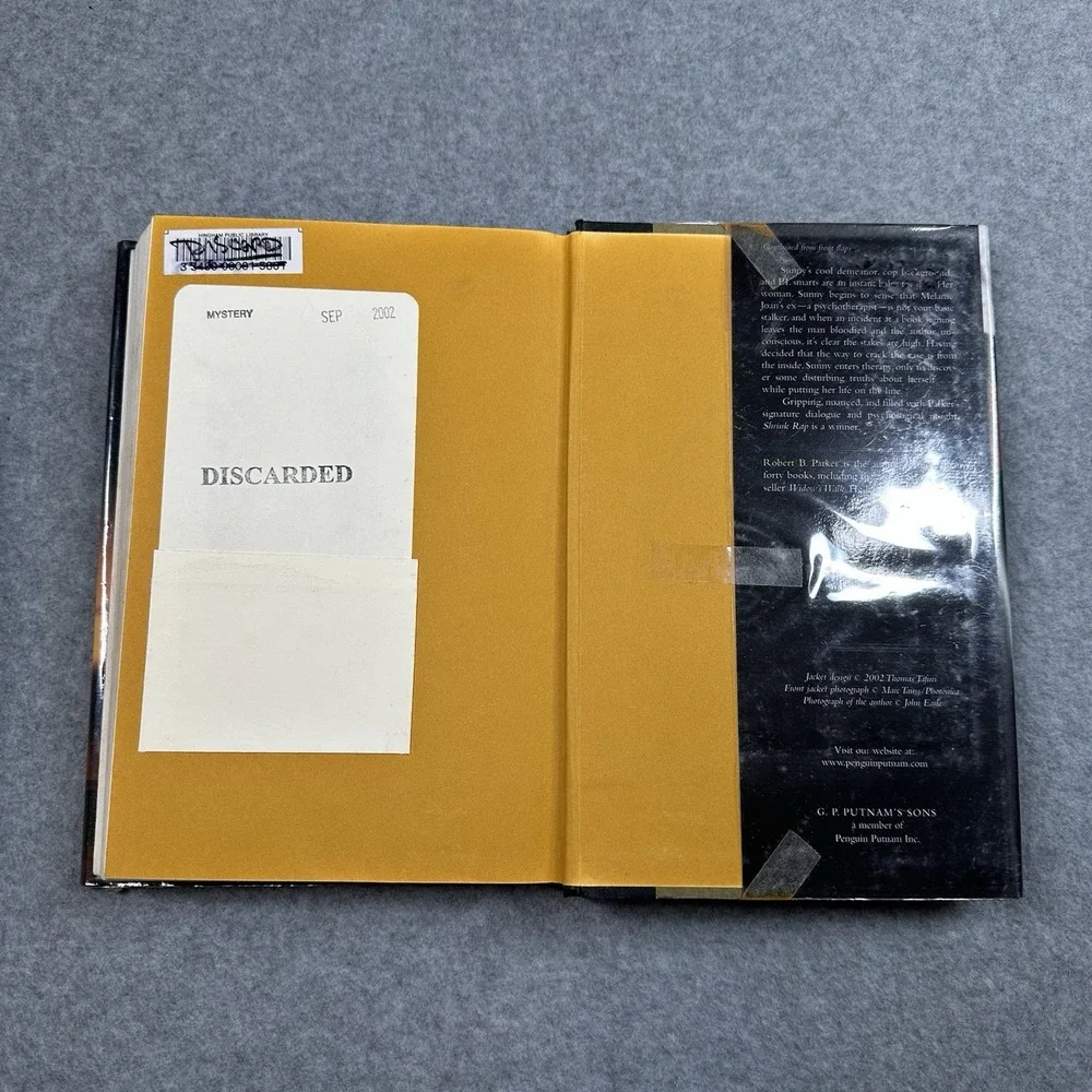 Robert B Parker 3 HC DJ Lot Shrink Rap Resolution Sixkill‎ 1st Ed NOTE